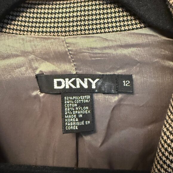 DKNY Houndstooth Two Button Blazer - 12 - Picture 5 of 5